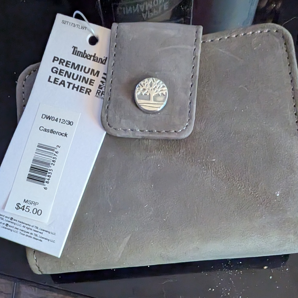 Timberland Gray Leather Wallet